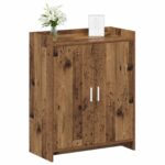 vidaXL Skriňa na topánky s úložiskom Staré drevo 73,5 x 36 x 92 cm – Obrázok 2