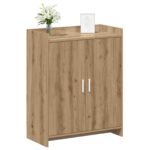 vidaXL Skriňa na topánky s úložiskom Dub artisan 73,5 x 36 x 92 cm – Obrázok 2
