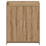 vidaXL Skriňa na topánky s úložiskom Dub artisan 73,5 x 36 x 92 cm – Obrázok 4