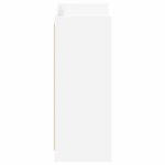 vidaXL Skriňa na topánky Biela 73,5 x 36 x 92 cm Kompozitné drevo – Obrázok 4