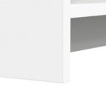 vidaXL Skriňa na topánky Biela 73,5 x 36 x 92 cm Kompozitné drevo – Obrázok 5