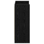 vidaXL Skriňa na topánky Čierny dub 73,5 x 36 x 92 cm Kompozitné drevo – Obrázok 4