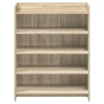 vidaXL Skriňa na topánky Dub sonoma 73,5 x 36 x 92 cm Kompozitné drevo – Obrázok 3