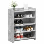 vidaXL Skriňa na topánky s úložiskom Betónovo sivá 73,5 x 36 x 92 cm – Obrázok 2