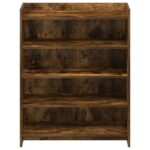 vidaXL Skriňa na topánky Dymový dub 73,5 x 36 x 92 cm Kompozitné drevo – Obrázok 3