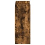 vidaXL Skriňa na topánky Dymový dub 73,5 x 36 x 92 cm Kompozitné drevo – Obrázok 4