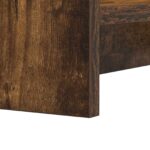 vidaXL Skriňa na topánky Dymový dub 73,5 x 36 x 92 cm Kompozitné drevo – Obrázok 5