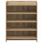 vidaXL Skriňa na topánky s úložiskom Dub artisan 73,5 x 36 x 92 cm – Obrázok 3