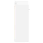 vidaXL Skriňa na topánky Biela 73,5 x 36 x 92 cm Kompozitné drevo – Obrázok 5