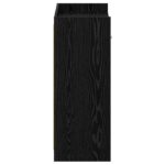 vidaXL Skriňa na topánky Čierny dub 73,5 x 36 x 92 cm Kompozitné drevo – Obrázok 5