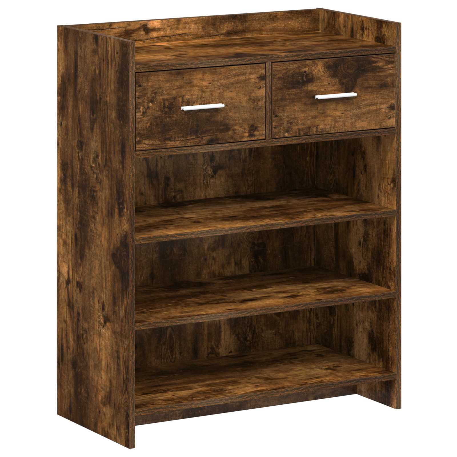 8011327_1.jpg vidaXL Skriňa na topánky Dymový dub 73,5 x 36 x 92 cm Kompozitné drevo – Obrázok 1