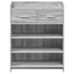 vidaXL Skriňa na topánky so zásuvkou Sivý Sonoma 73,5 x 36 x 92 cm – Obrázok 4