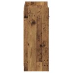 vidaXL Skriňa na topánky so zásuvkou Staré drevo 73,5 x 36 x 92 cm – Obrázok 5