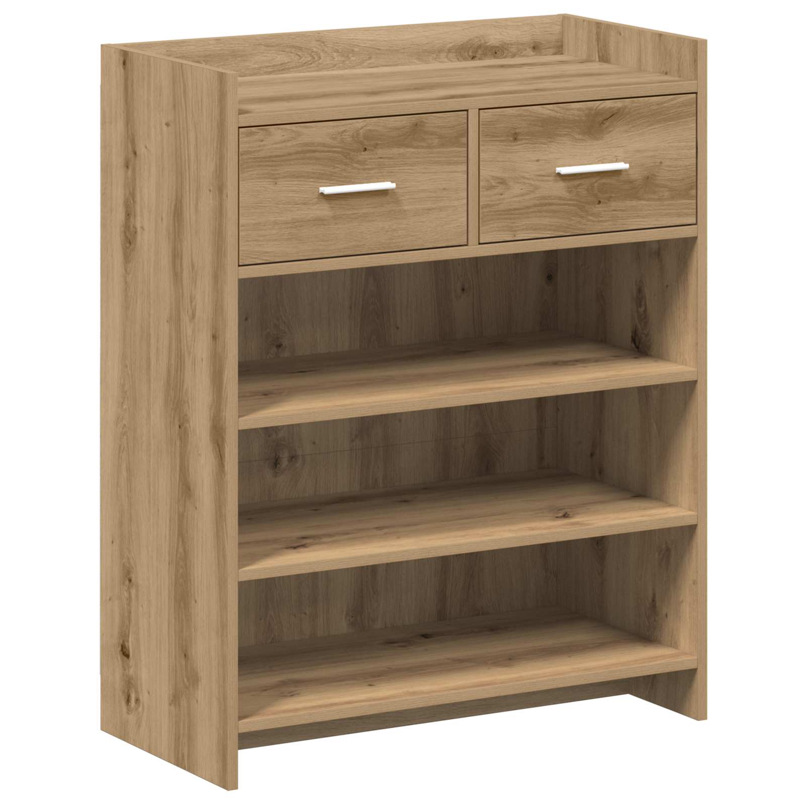 8011330_1.jpg vidaXL Skriňa na topánky so zásuvkou Dub artisan 73,5 x 36 x 92 cm – Obrázok 1