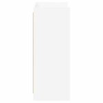 vidaXL Skriňa na topánky Biela 48 x 36 x 92 cm Kompozitné drevo – Obrázok 5