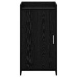 vidaXL Skriňa na topánky Čierny dub 48 x 36 x 92 cm Kompozitné drevo – Obrázok 4