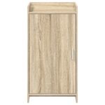 vidaXL Skriňa na topánky Dub sonoma 48 x 36 x 92 cm Kompozitné drevo – Obrázok 4
