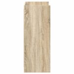 vidaXL Skriňa na topánky Dub sonoma 48 x 36 x 92 cm Kompozitné drevo – Obrázok 5