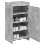 vidaXL Skriňa na topánky s úložiskom Betónovo sivá 48 x 36 x 92 cm – Obrázok 2