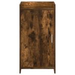 vidaXL Skriňa na topánky Dymový dub 48 x 36 x 92 cm Kompozitné drevo – Obrázok 4