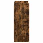 vidaXL Skriňa na topánky Dymový dub 48 x 36 x 92 cm Kompozitné drevo – Obrázok 5