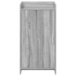 vidaXL Skriňa na topánky Sivý Sonoma 48 x 36 x 92 cm Kompozitné drevo – Obrázok 4