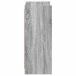 vidaXL Skriňa na topánky Sivý Sonoma 48 x 36 x 92 cm Kompozitné drevo – Obrázok 5