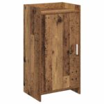 vidaXL Skriňa na topánky Staré drevo 48 x 36 x 92 cm Kompozitné drevo