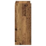 vidaXL Skriňa na topánky Staré drevo 48 x 36 x 92 cm Kompozitné drevo – Obrázok 5