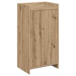 vidaXL Skriňa na topánky Dub artisan 48 x 36 x 92 cm Kompozitné drevo