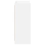 vidaXL Skriňa na topánky Biela 48 x 36 x 92 cm Kompozitné drevo – Obrázok 4