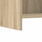 vidaXL Skriňa na topánky Dub sonoma 48 x 36 x 92 cm Kompozitné drevo – Obrázok 5