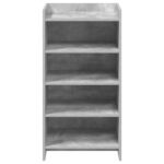 vidaXL Skriňa na topánky s úložiskom Betónovo sivá 48 x 36 x 92 cm – Obrázok 3
