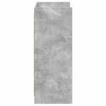 vidaXL Skriňa na topánky s úložiskom Betónovo sivá 48 x 36 x 92 cm – Obrázok 4