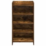 vidaXL Skriňa na topánky Dymový dub 48 x 36 x 92 cm Kompozitné drevo – Obrázok 3