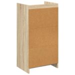 vidaXL Skriňa na topánky Dub sonoma 48 x 36 x 92 cm Kompozitné drevo – Obrázok 6