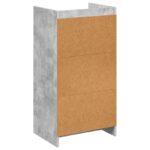 vidaXL Skriňa na topánky so zásuvkou Betónovo sivá 48 x 36 x 92 cm – Obrázok 6