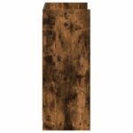 vidaXL Skriňa na topánky Dymový dub 48 x 36 x 92 cm Kompozitné drevo – Obrázok 5