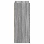 vidaXL Skriňa na topánky Sivý Sonoma 48 x 36 x 92 cm Kompozitné drevo – Obrázok 5