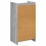 vidaXL Skriňa na topánky Sivý Sonoma 48 x 36 x 92 cm Kompozitné drevo – Obrázok 6