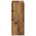 vidaXL Skriňa na topánky Staré drevo 48 x 36 x 92 cm Kompozitné drevo – Obrázok 5