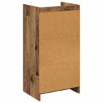 vidaXL Skriňa na topánky Staré drevo 48 x 36 x 92 cm Kompozitné drevo – Obrázok 6