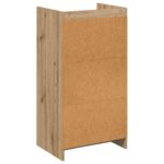 vidaXL Skriňa na topánky Dub artisan 48 x 36 x 92 cm Kompozitné drevo – Obrázok 6