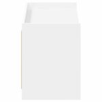 vidaXL Skriňa na topánky Biela 100 x 39,5 x 51 cm Kompozitné drevo – Obrázok 5