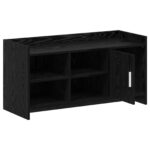 vidaXL Skriňa na topánky s úložiskom Čierny dub 100 x 39,5 x 51 cm – Obrázok 3