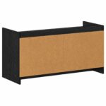 vidaXL Skriňa na topánky s úložiskom Čierny dub 100 x 39,5 x 51 cm – Obrázok 6