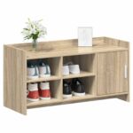vidaXL Skriňa na topánky s úložiskom Dub sonoma 100 x 39,5 x 51 cm – Obrázok 2