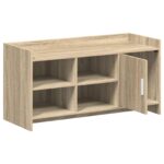 vidaXL Skriňa na topánky s úložiskom Dub sonoma 100 x 39,5 x 51 cm – Obrázok 3