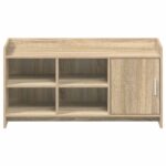 vidaXL Skriňa na topánky s úložiskom Dub sonoma 100 x 39,5 x 51 cm – Obrázok 4
