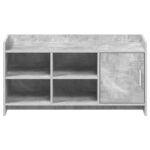 vidaXL Skriňa na topánky s úložiskom Betónovo sivá 100 x 39,5 x 51 cm – Obrázok 4